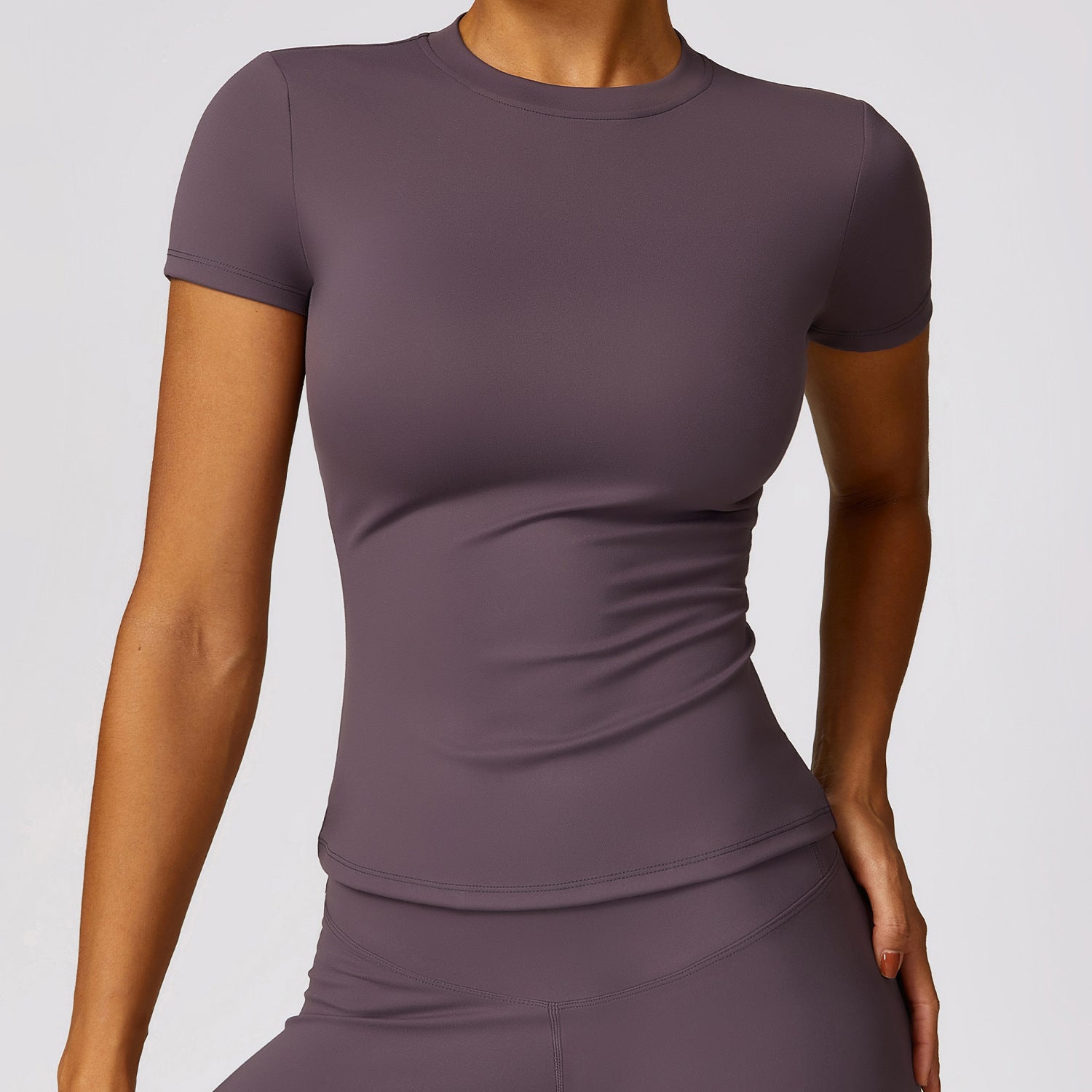 Women's Quick Dry Short Sleeve Yoga Top | Lightweight Breathable Athletic Shirt for Workout, Running & Outdoor Sports