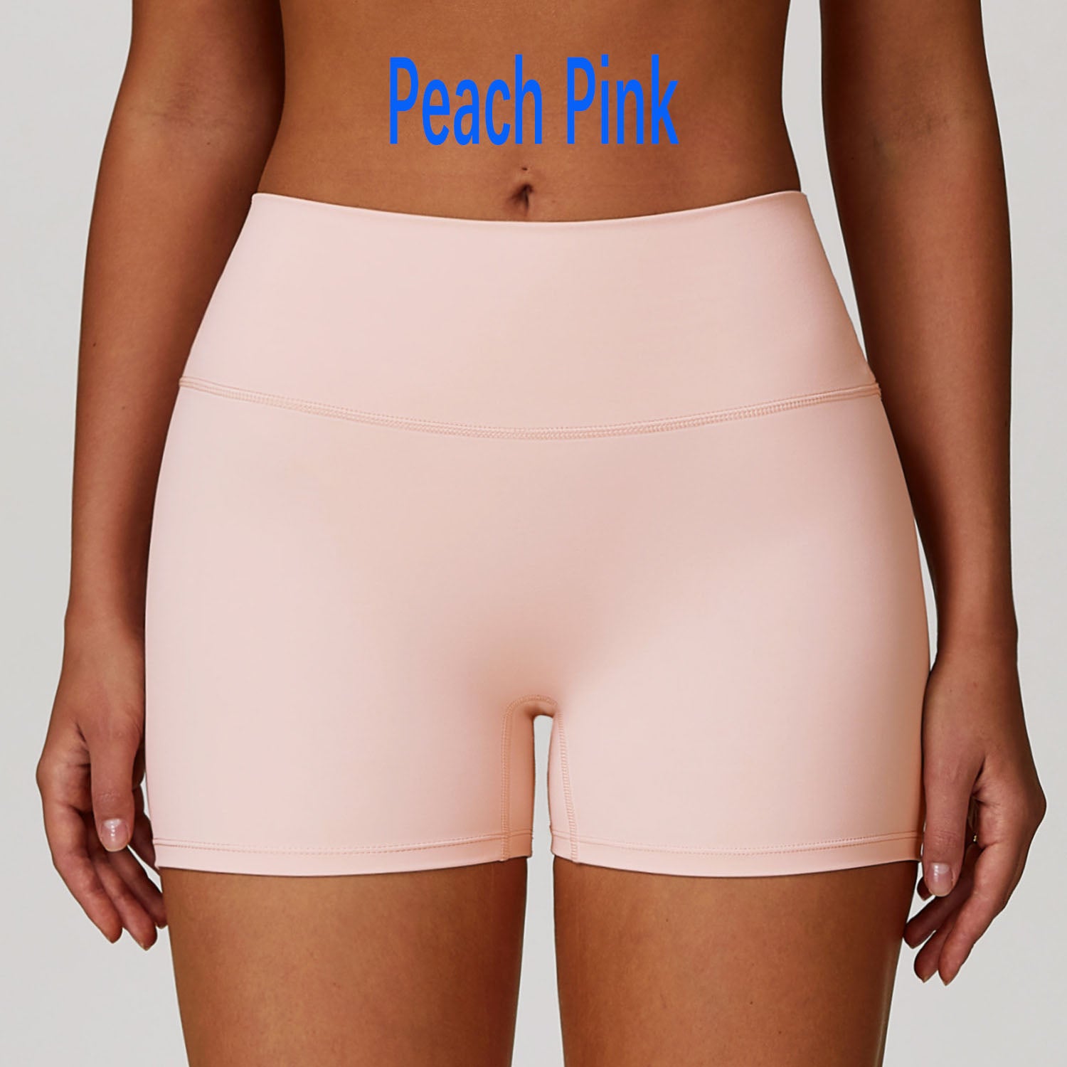 Brushed High Waist Yoga Shorts for Women Tummy Control & Butt Lifting Fitness Running Shorts