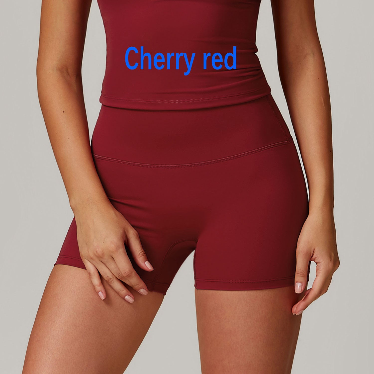 Brushed High Waist Yoga Shorts for Women Tummy Control & Butt Lifting Fitness Running Shorts