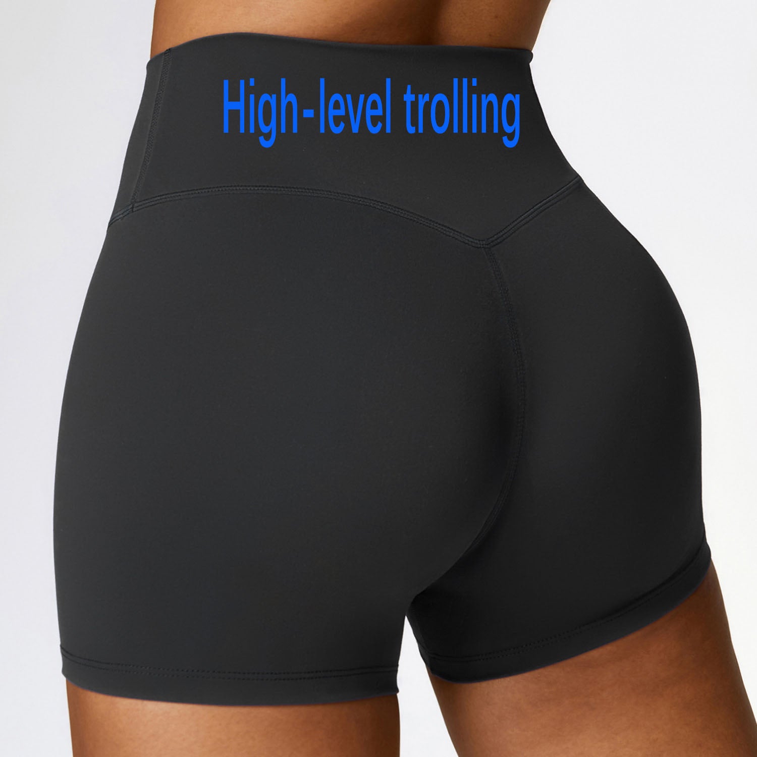 Brushed High Waist Yoga Shorts for Women Tummy Control & Butt Lifting Fitness Running Shorts