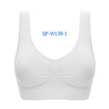 Plus Size Double-Layer Seamless Sports Bra Wireless No Trace Yoga Shapewear Bra for Women