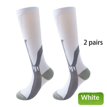 2 pairs/Professional sports running fitness men's and women's pressure Pilates yoga socks