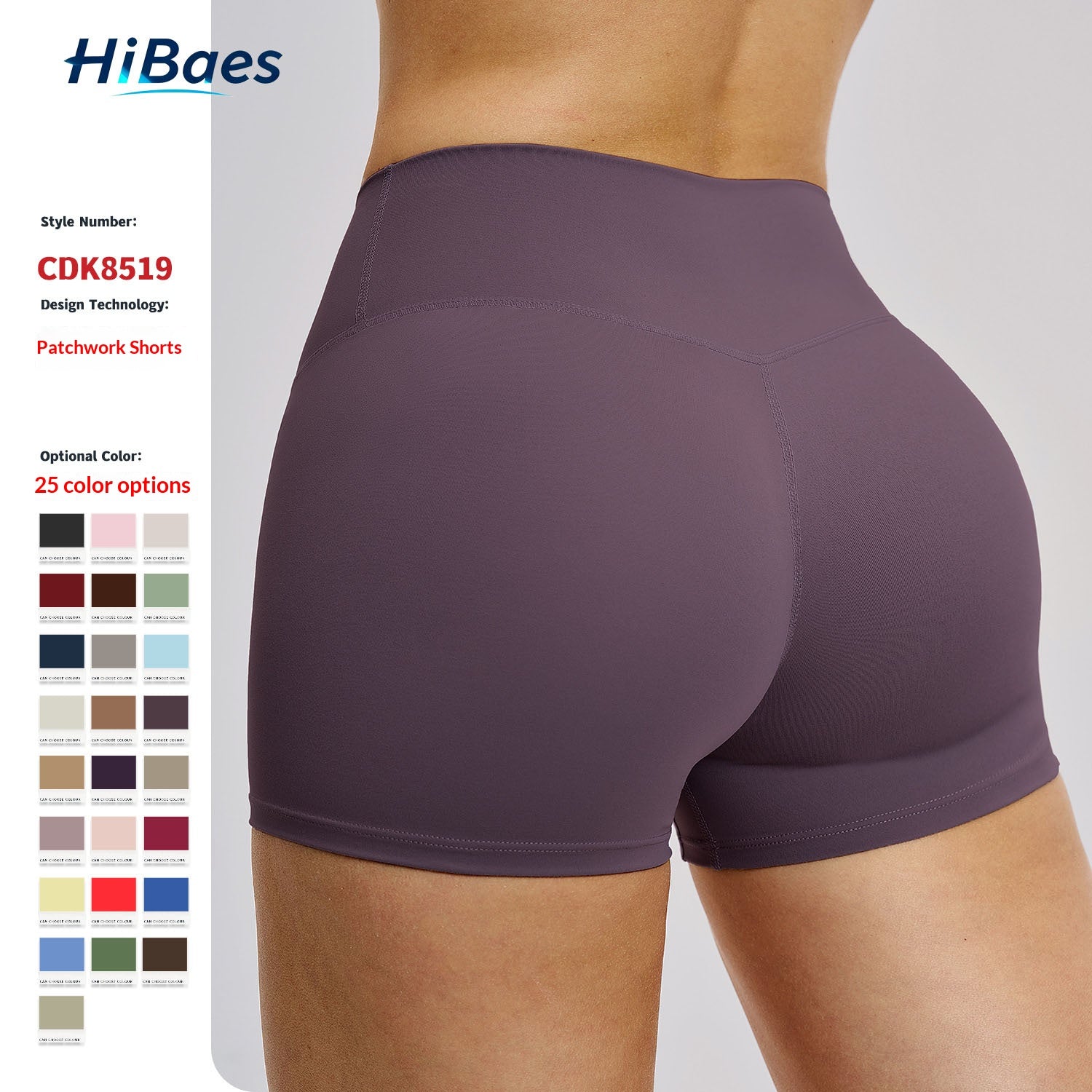 Brushed High Waist Yoga Shorts for Women Tummy Control & Butt Lifting Fitness Running Shorts