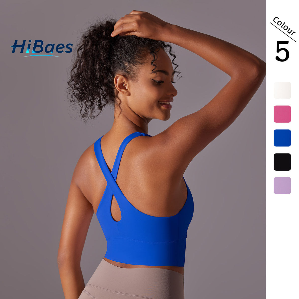 Seamless one-piece cup vest yoga bra