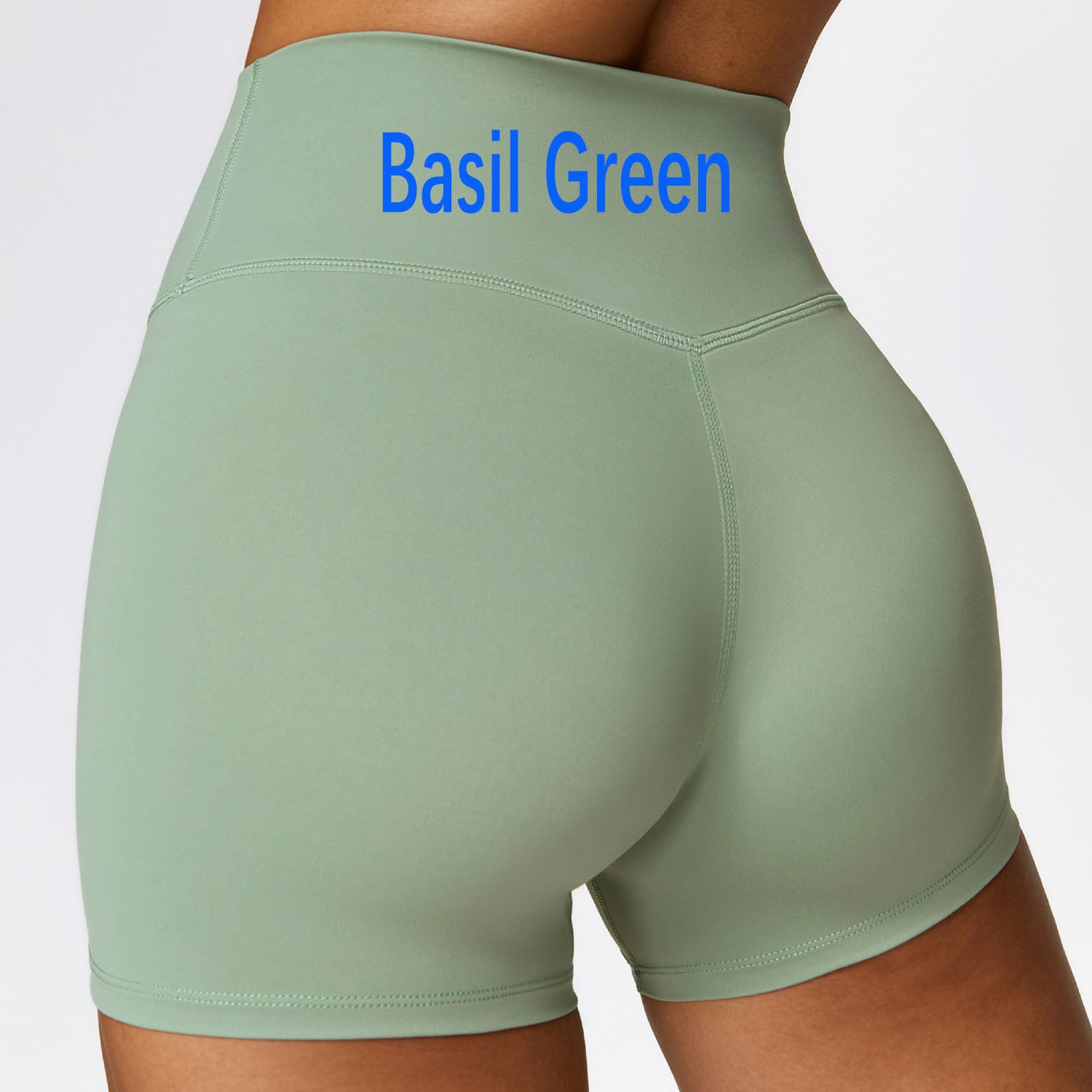 Brushed High Waist Yoga Shorts for Women Tummy Control & Butt Lifting Fitness Running Shorts