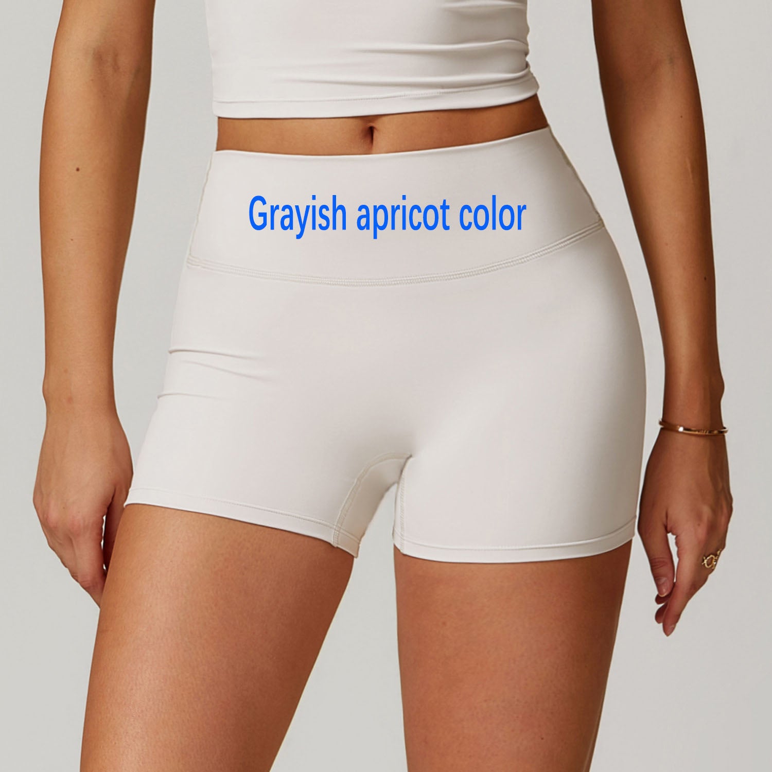Brushed High Waist Yoga Shorts for Women Tummy Control & Butt Lifting Fitness Running Shorts