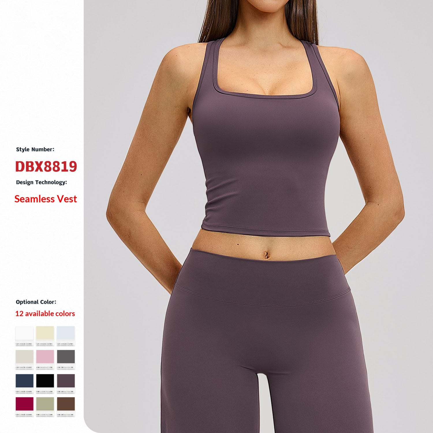 Women's Racerback Sports Tank Brushed Fabric Tight Fitting Quick Dry Yoga Running Top
