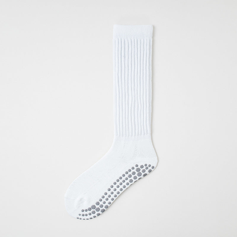 Yoga women's calf socks, non-slip sports fitness socks
