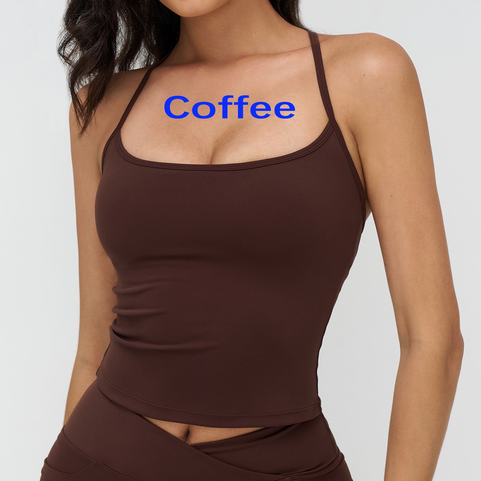 High Waisted Yoga Tank Tops for Women, Buttery Soft Slim Fit Workout Vest, Squat Proof Sports Bra Top for Running & Gym