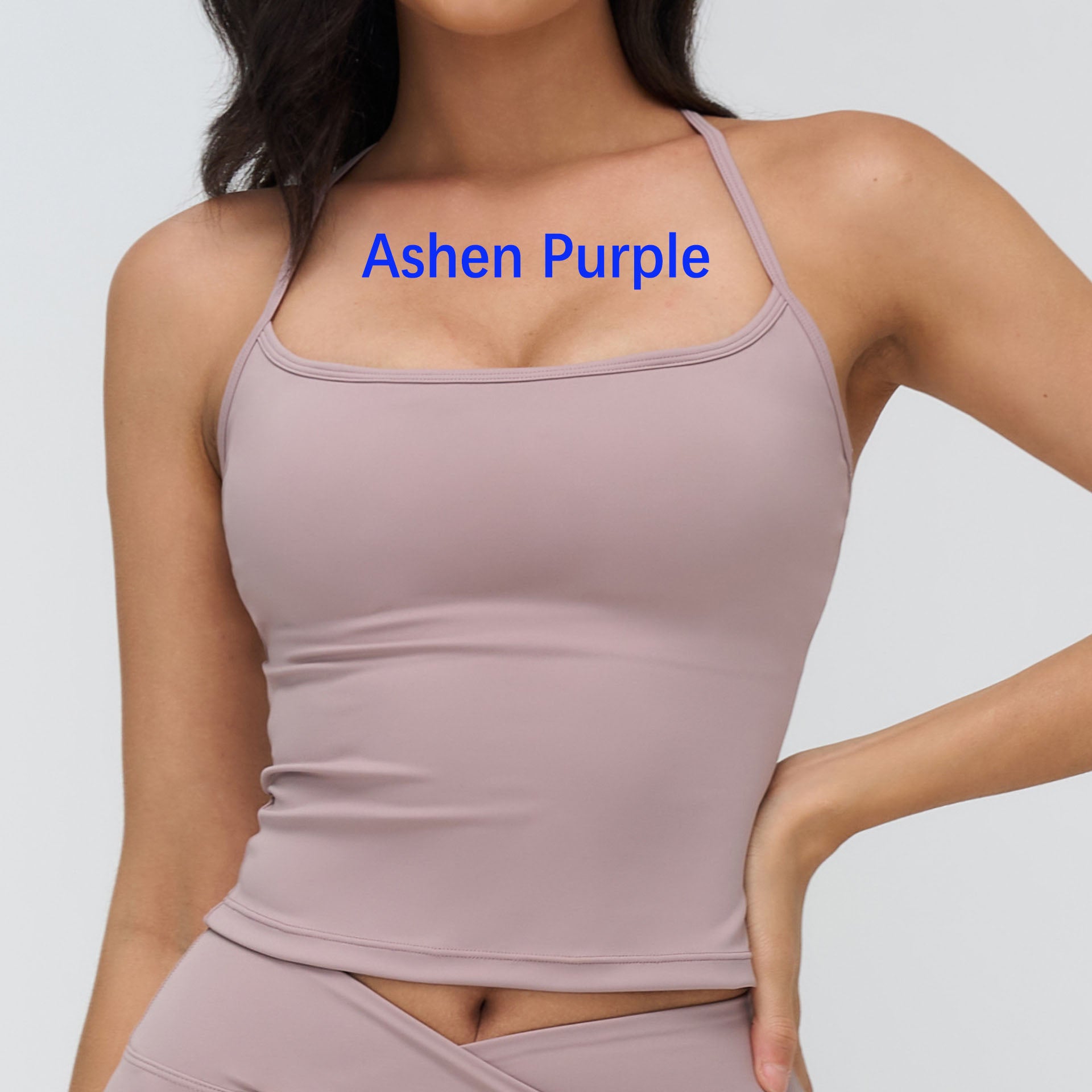 High Waisted Yoga Tank Tops for Women, Buttery Soft Slim Fit Workout Vest, Squat Proof Sports Bra Top for Running & Gym