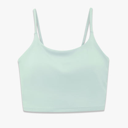 Double-sided nylon semi-fixed cup training sports high elastic fitness vest