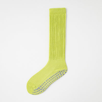 Yoga women's calf socks, non-slip sports fitness socks