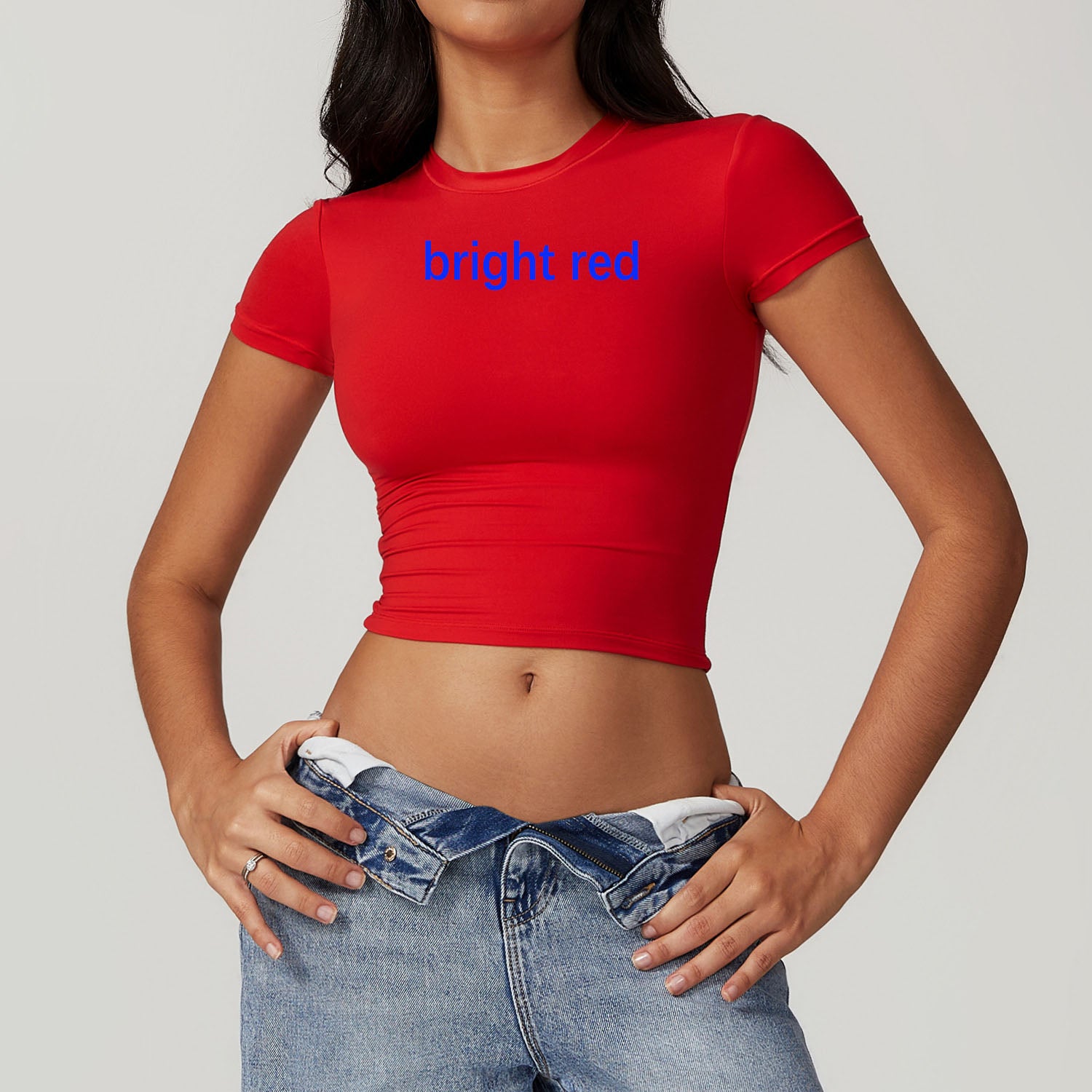 Versatile Slim Fit Quick Dry Workout T Shirt for Women, Lightweight Short Sleeve Yoga Top for Running Gym Fitness