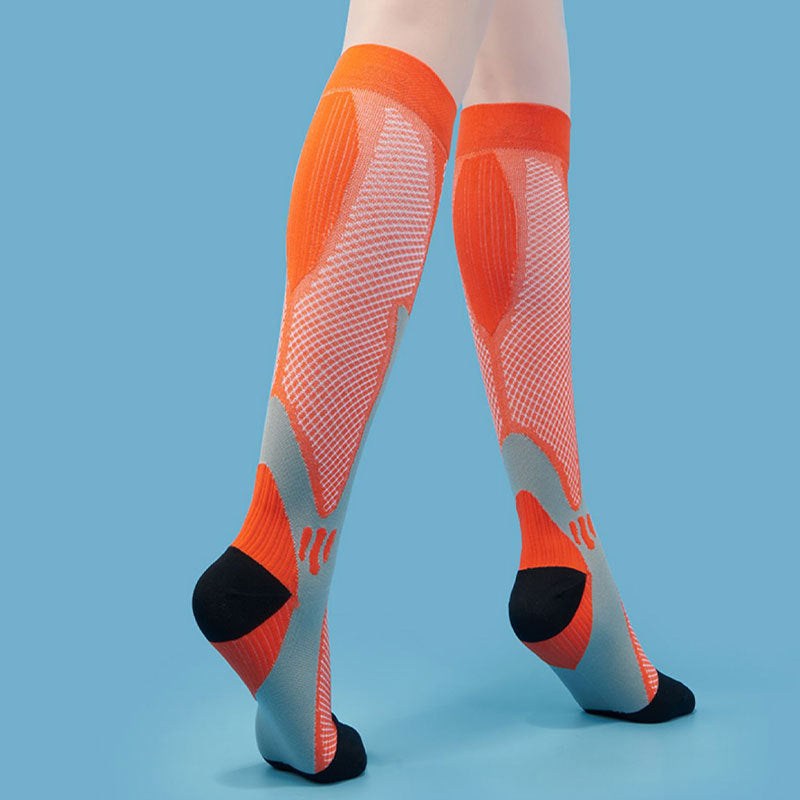 2 pairs/Professional sports running fitness men's and women's pressure Pilates yoga socks