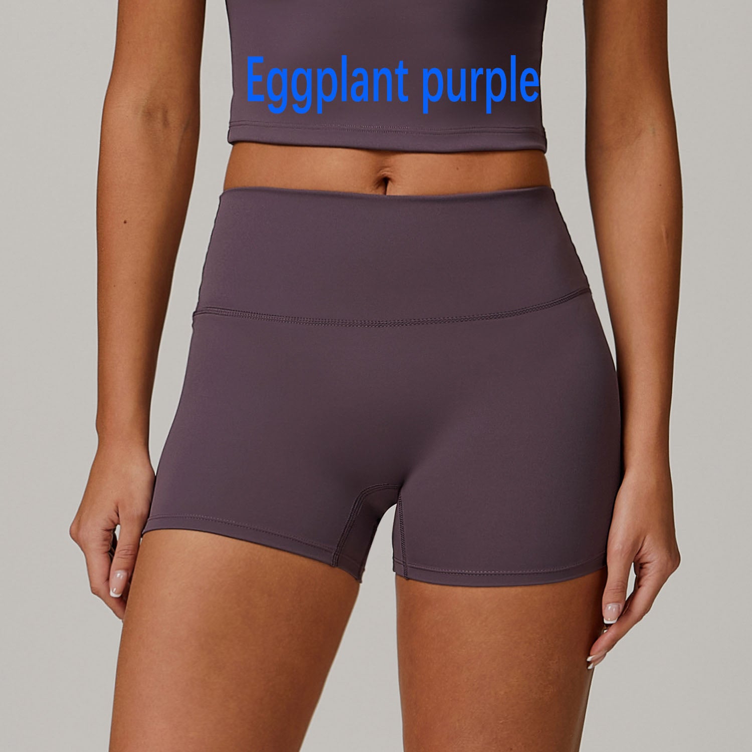 Brushed High Waist Yoga Shorts for Women Tummy Control & Butt Lifting Fitness Running Shorts