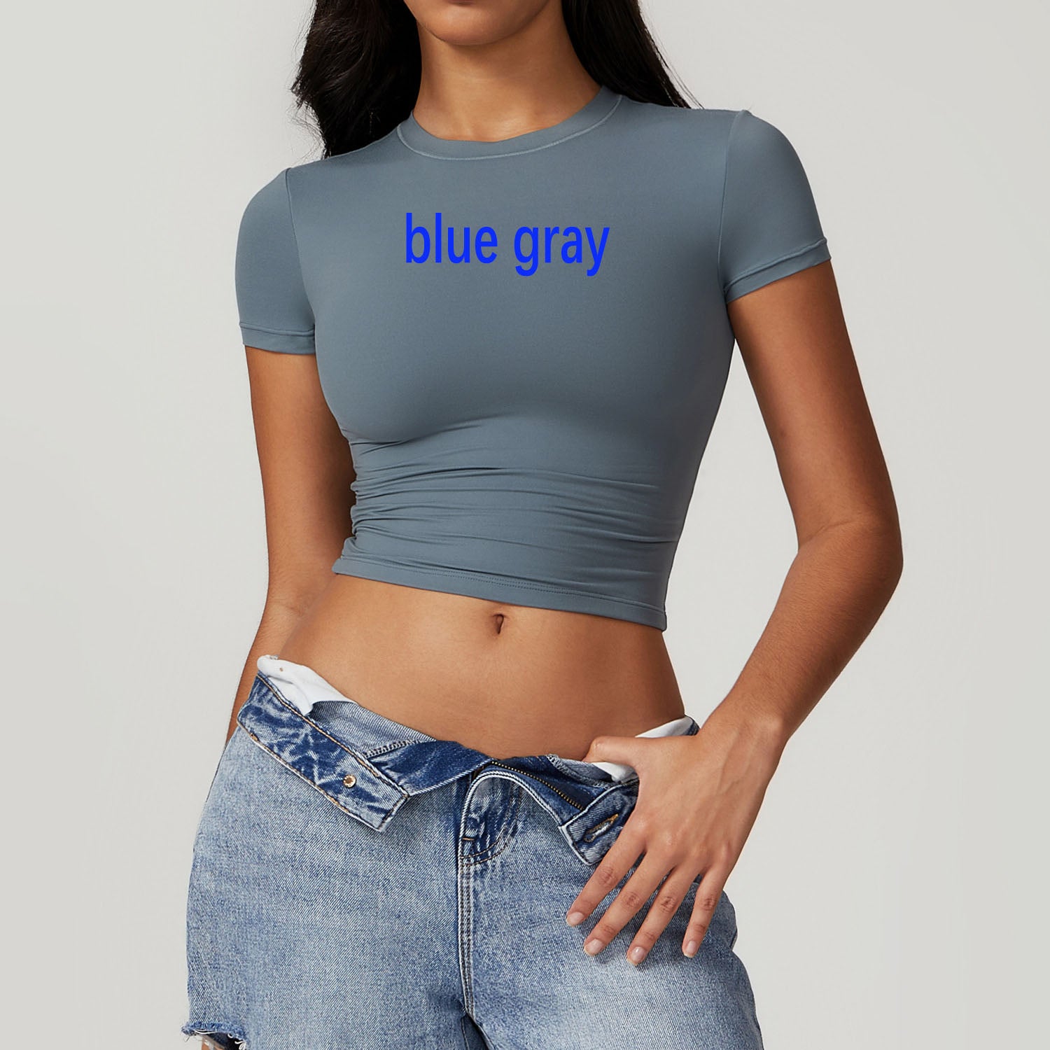 Versatile Slim Fit Quick Dry Workout T Shirt for Women, Lightweight Short Sleeve Yoga Top for Running Gym Fitness