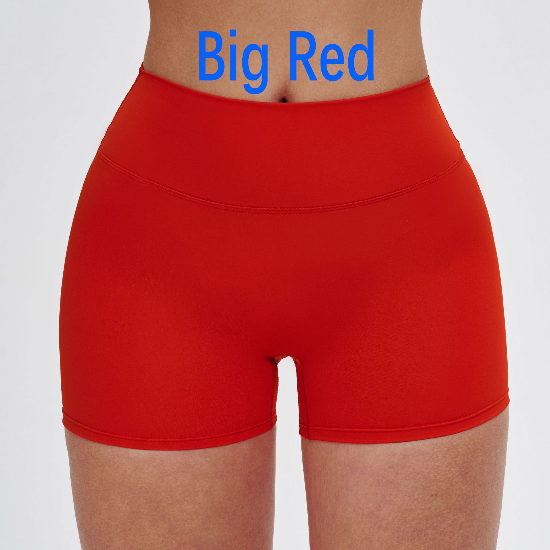Brushed High Waist Yoga Shorts for Women Tummy Control & Butt Lifting Fitness Running Shorts