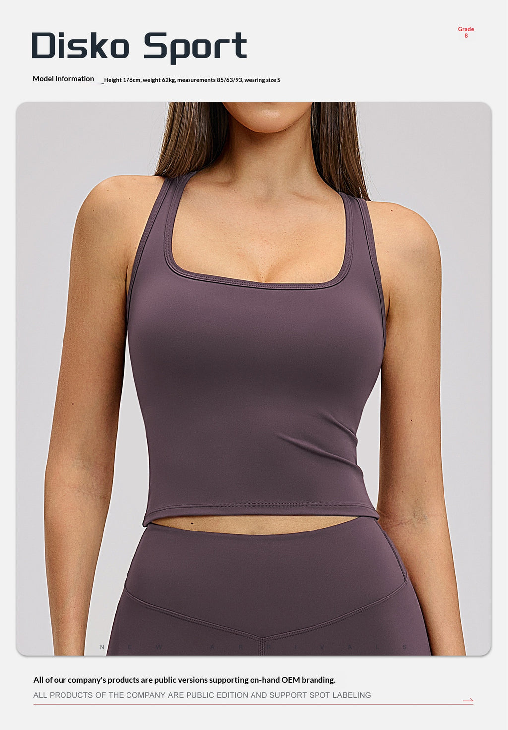 Women's Racerback Sports Tank Brushed Fabric Tight Fitting Quick Dry Yoga Running Top
