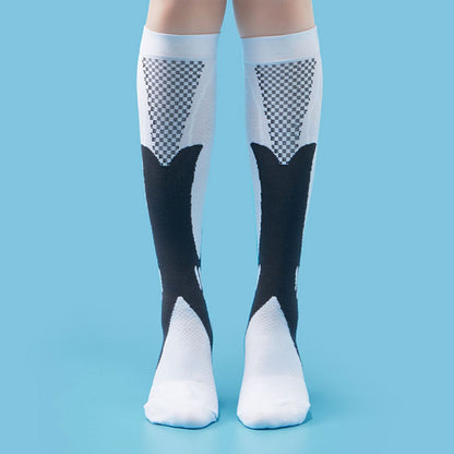 2 pairs/Professional sports running fitness men's and women's pressure Pilates yoga socks