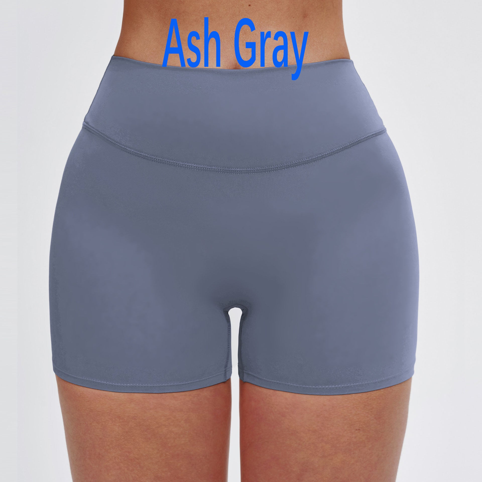 Brushed High Waist Yoga Shorts for Women Tummy Control & Butt Lifting Fitness Running Shorts