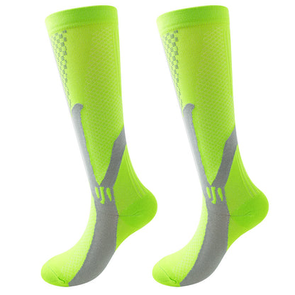 2 pairs/Professional sports running fitness men's and women's pressure Pilates yoga socks