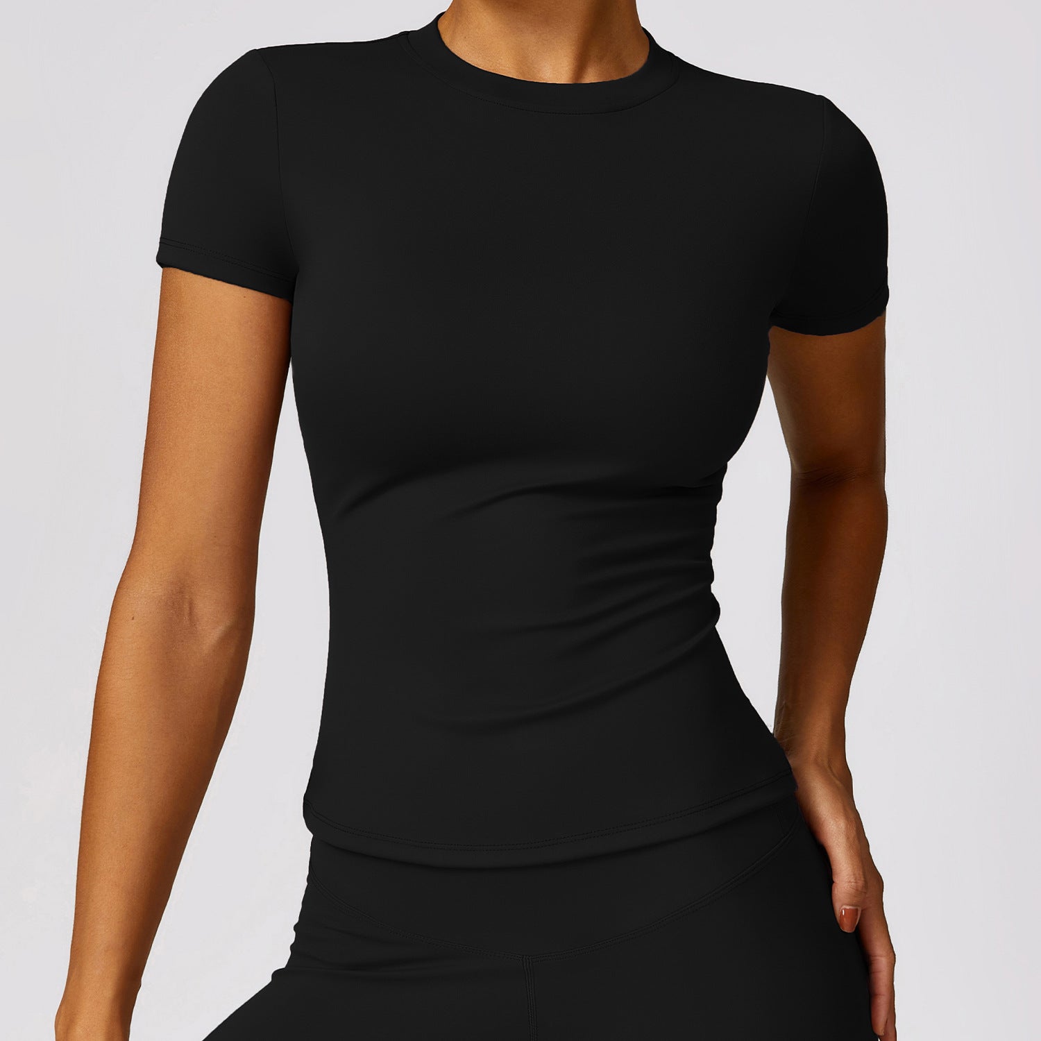 Women's Quick Dry Short Sleeve Yoga Top | Lightweight Breathable Athletic Shirt for Workout, Running & Outdoor Sports