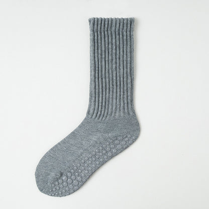 Professional anti-slip yoga long sports socks for women in autumn and winter