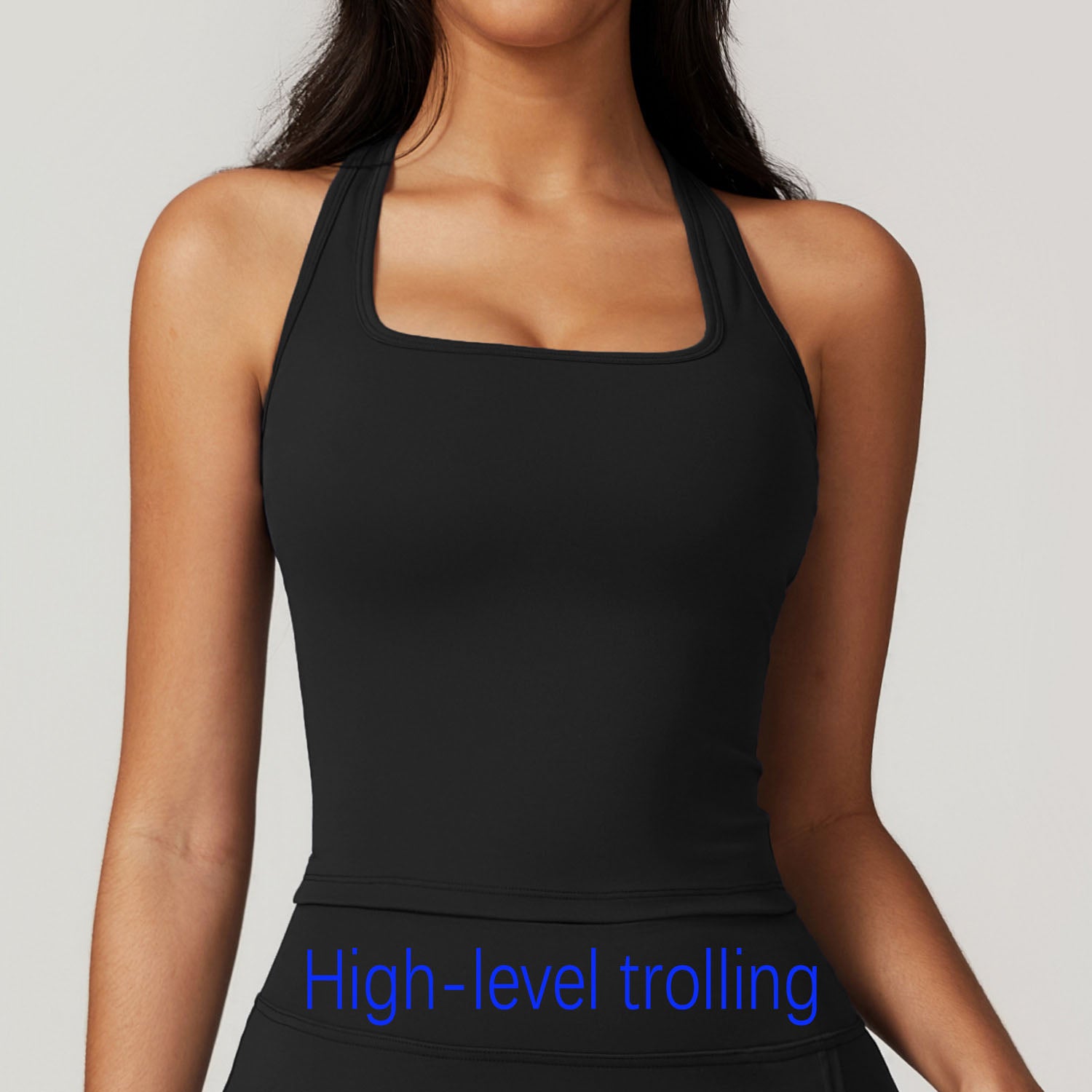 Women's Racerback Sports Tank Brushed Fabric Tight Fitting Quick Dry Yoga Running Top