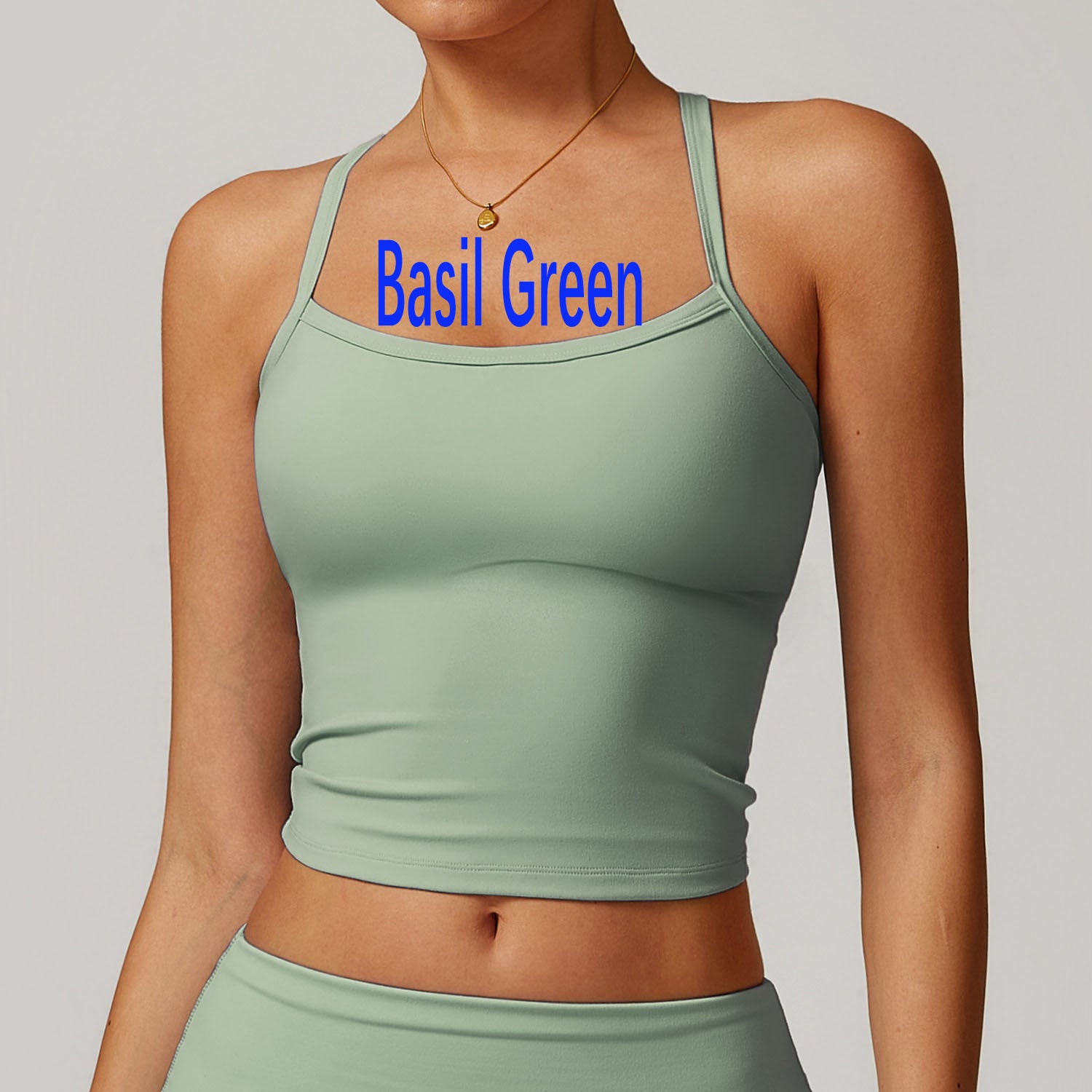 Winter Brushed Fleece Racerback Yoga Tank Top for Women, Warm Quick Dry Athletic Sports Bra for Gym Running