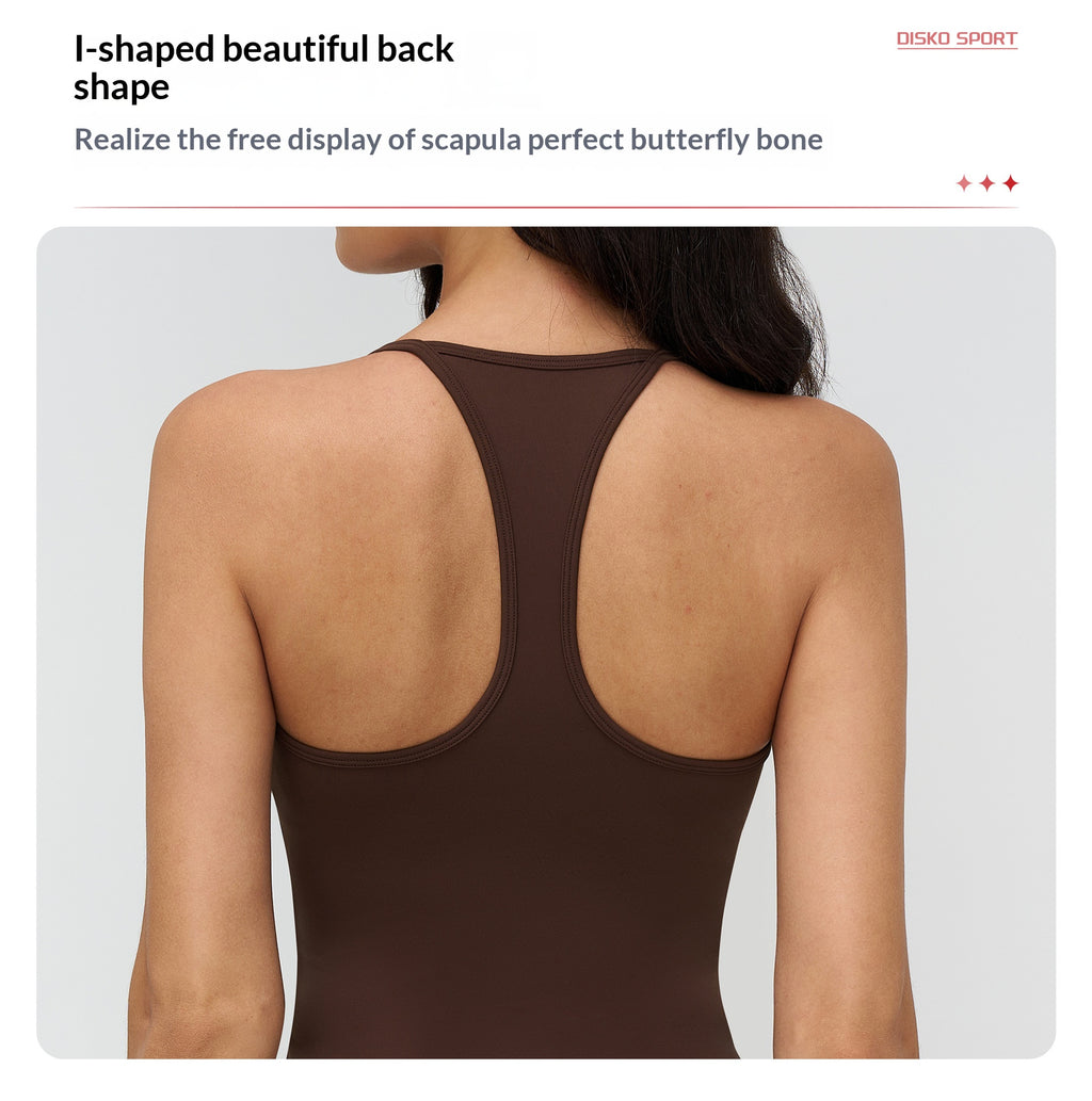 High Waisted Yoga Tank Tops for Women, Buttery Soft Slim Fit Workout Vest, Squat Proof Sports Bra Top for Running & Gym